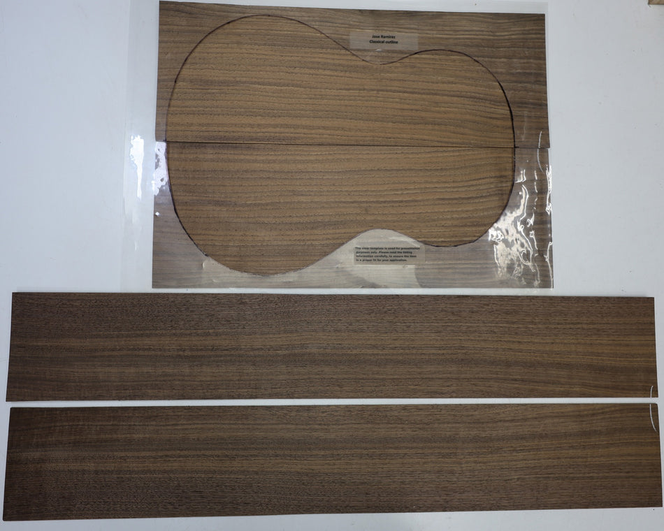 Back & Side set Walnut (Black), OM / Classical - Stock# 6-5471