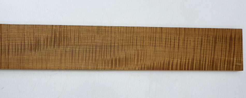 Torrefied Maple Flame Neck Blank 1" x 4.1" x 34.3" (GREAT FIGURE) - Stock# 6-5478