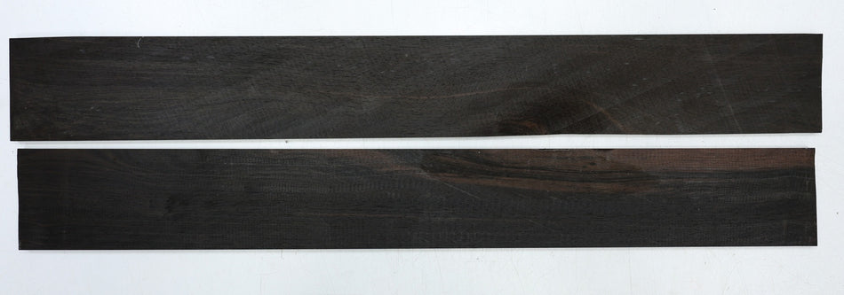 Ebony Guitar Fingerboards, 2 pieces 21.5" long (Standard) - Stock# 6-5481
