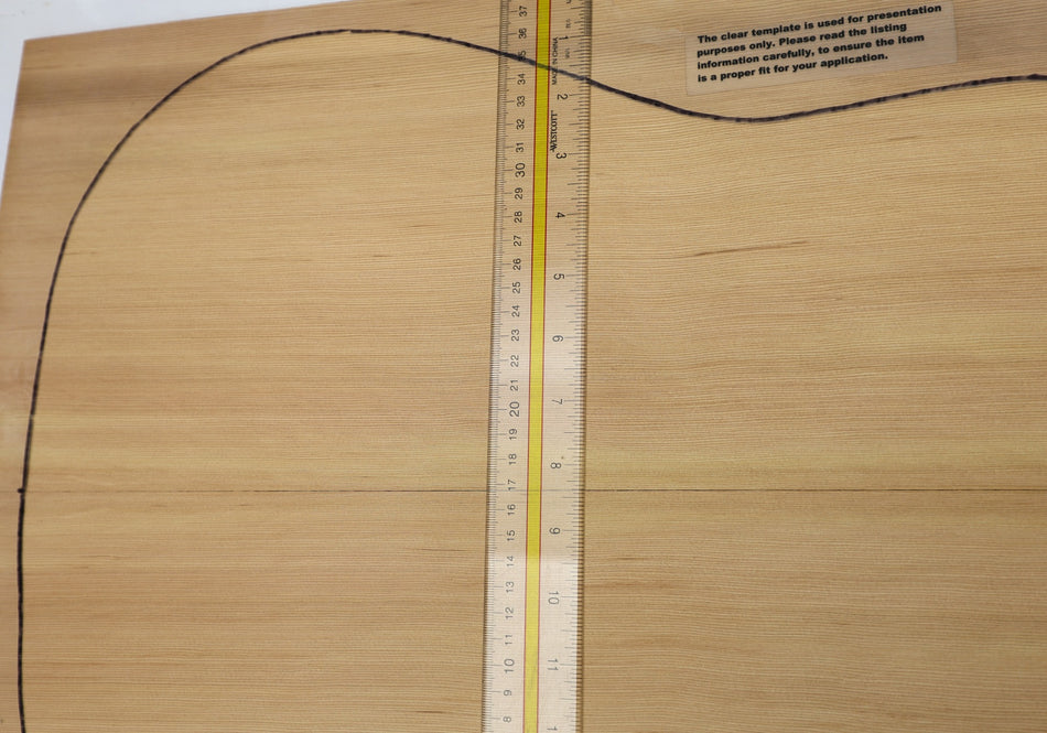 Red Cedar Dreadnought Guitar Set, 0.16" thick (Custom) - Stock# 6-5522