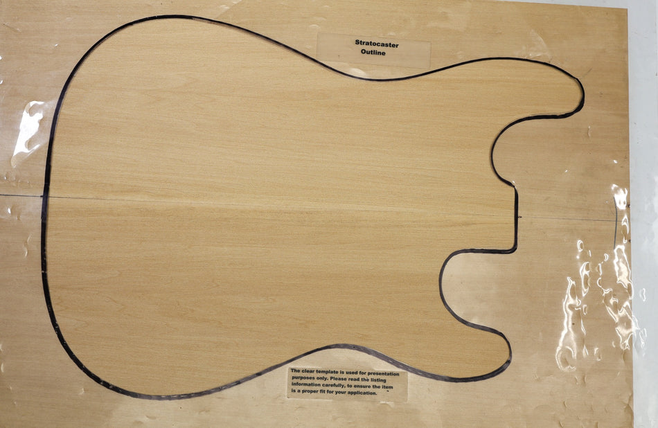 Basswood body blank, unglued 2pc, 1.77" thick (HIGH GRADE) - Stock# 6-5567