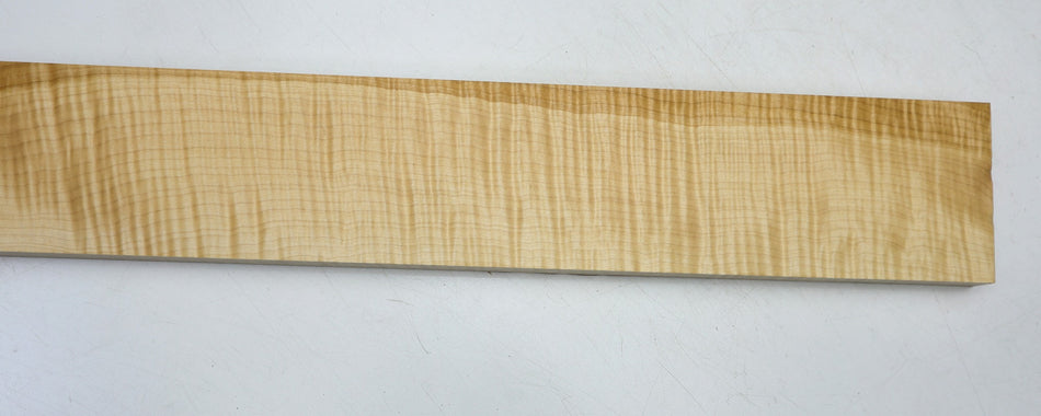 Maple Flame Neck Blank 1" x 4.1" x 29" (+GREAT FIGURE +3★) - Stock# 6-5580