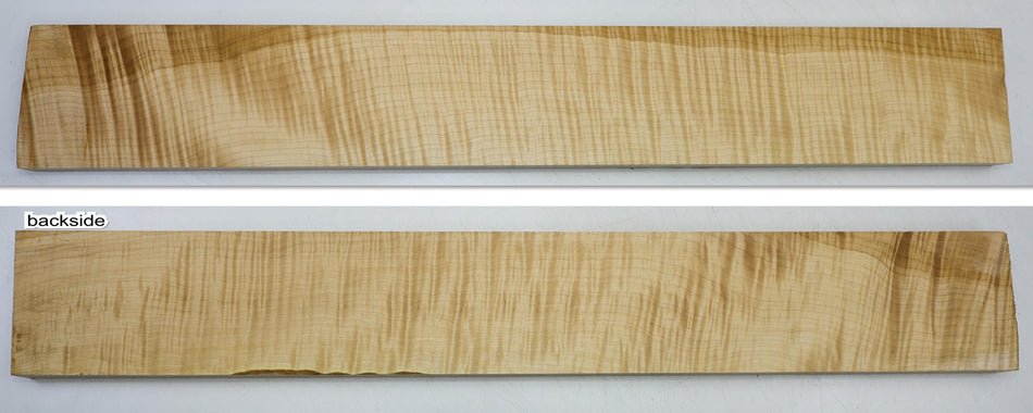 Maple Flame Neck Blank 1" x 4.1" x 29" (+GREAT FIGURE +3★) - Stock# 6-5580