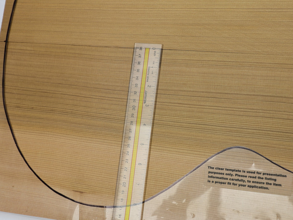 Red Cedar Archtop Guitar set, 1.1" thick (Factory) - Stock# 6-5610