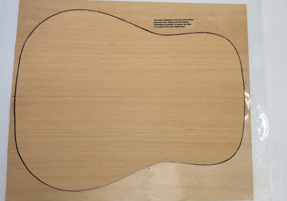 Douglas-Fir Dreadnought Guitar Set, 0.17" thick (Standard 3★) - Stock# 6-5612