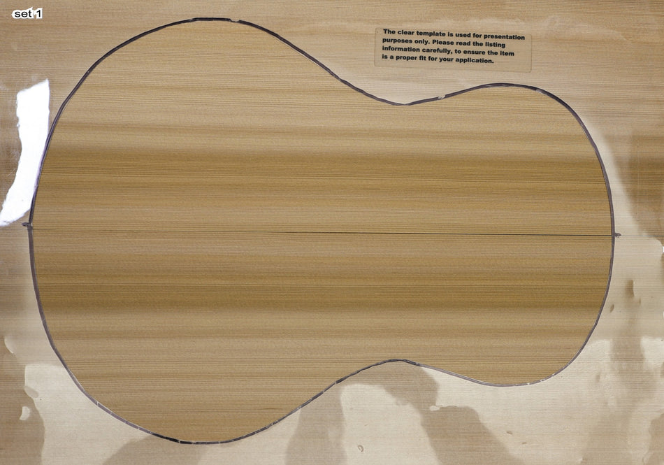 Red Cedar Ukulele / Flat Mandolin, 2 Sets, 0.15" thick (+Factory) - Stock# 6-5643