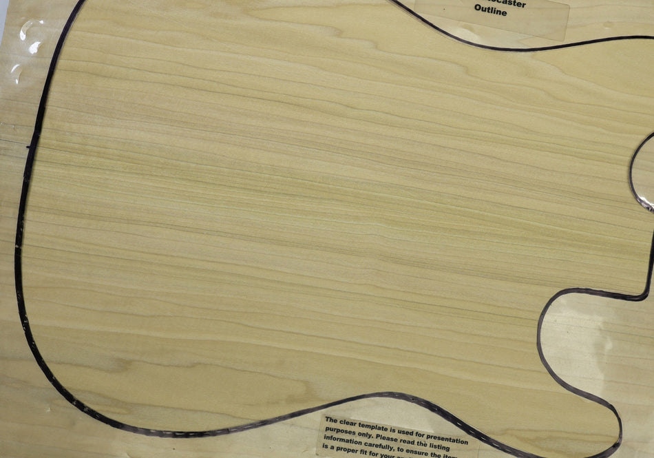 Tulip Poplar body blank, unglued 2pc, 1.87" thick - Stock# 6-5674