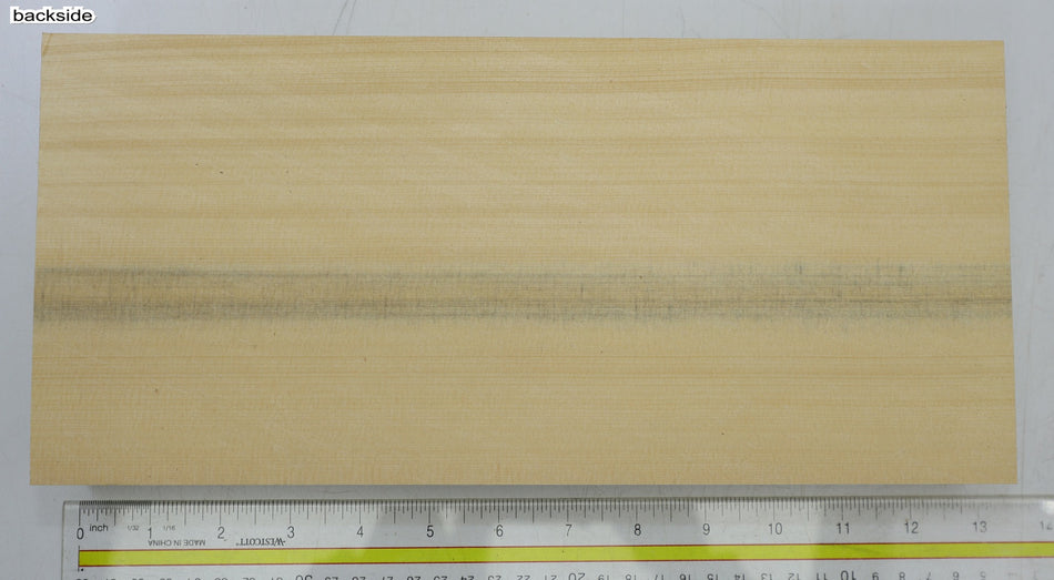 Alaskan Yellow Cedar Block 12.75" x 5.9" x 1.9" - Stock# 6-5704