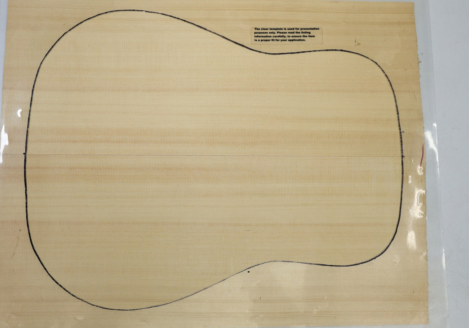 Lutz Spruce Dreadnought Guitar set, 0.15" thick (Standard) - Stock# 6-5795