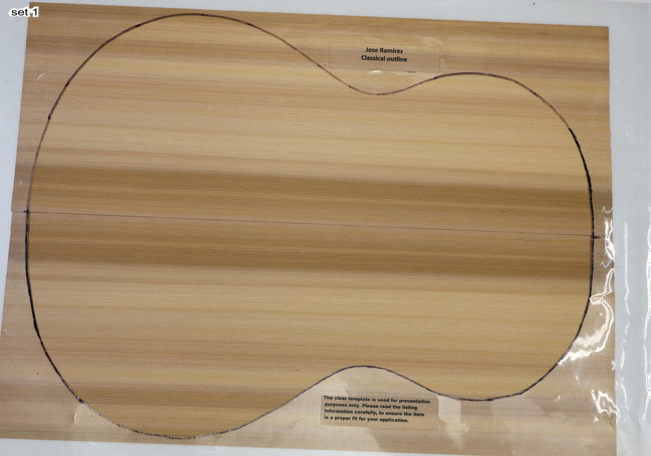Red Cedar Parlor, 2 Guitar Sets 0.16" thick (+Factory) - Stock# 6-5796
