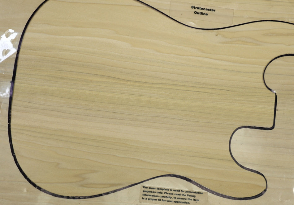 Tulip Poplar body blank, unglued 2pc, 1.9" thick - Stock# 6-5799