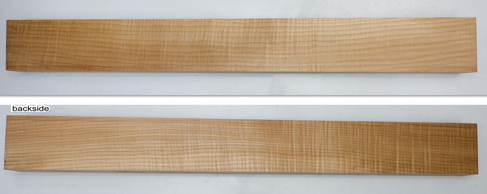 Maple Flame Neck Blank 1.7" x 4" x 34.5" - Stock# 6-5806