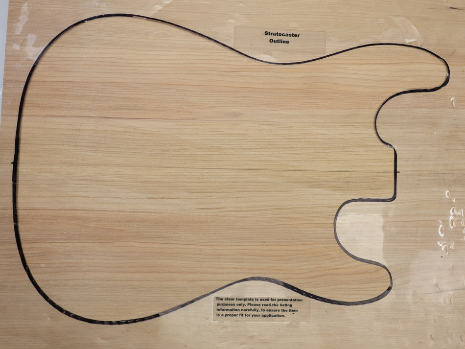 Hemlock Archtop Body blank, 1.8" thick - Stock# 6-5817