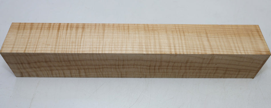 Maple Flame Spindle Square 2.5" x 2.5" x 16" (GREAT FIGURE) - Stock# 6-5821