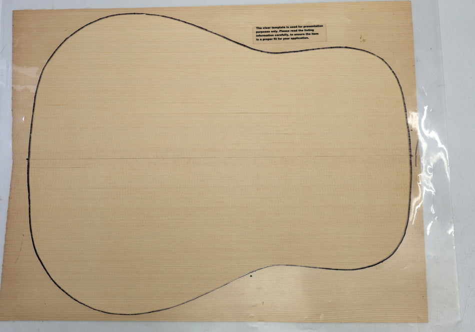 Sitka Spruce Dreadnought Guitar Set, 0.16" thick (Professional) - Stock# 6-5835