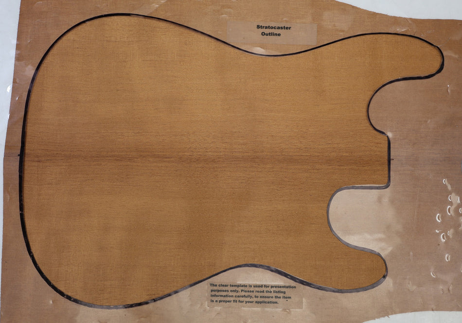 Khaya African Mahogany Guitar set, 0.10" thick - Stock# 6-5839