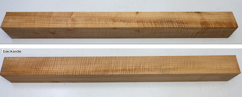 Maple Flame Spindle Square 2.25" x 26" (GREAT FIGURE, 2nd) - Stock# 6-5843