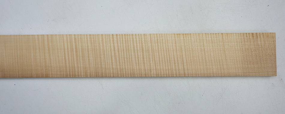Maple Flame Neck Blank 0.94" x 4" x 34" (Great Figure) - Stock# 6-5846