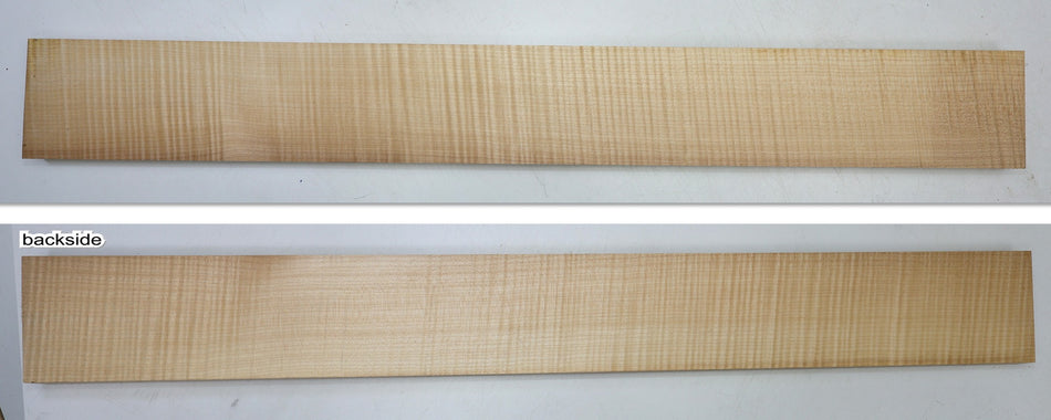 Maple Flame Neck Blank 0.94" x 4" x 34" (Great Figure) - Stock# 6-5846