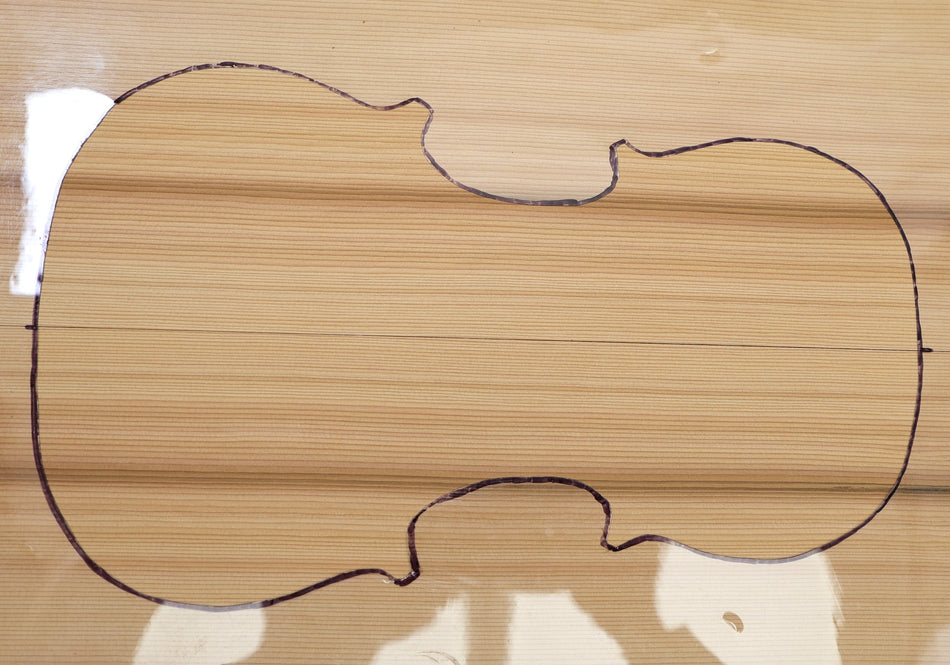 Red Cedar Mandolin / Violin set, 0.82" thick (Factory) - Stock# 6-5856