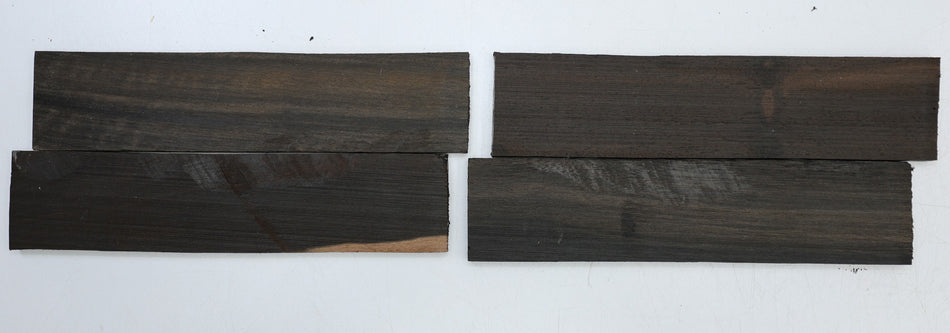 Ebony Bridge blanks, 4 pieces - Stock# 6-5859