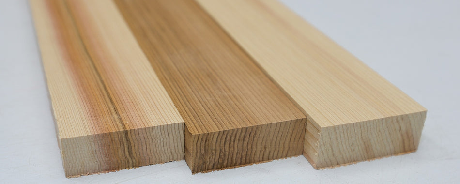 Red Cedar Bracewood, 3 blocks 0.72" x 2" x 20" - Stock# 6-5880