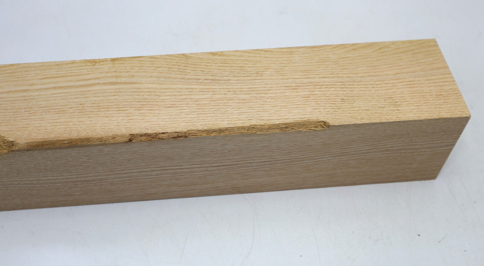 White Ash Spindle Square 4" x 22" long - Stock# 6-5964