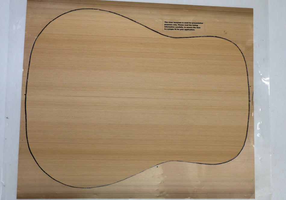 Red Cedar Dreadnought Guitar Set, 0.155" thick (Standard 3★) - Stock# 6-5969
