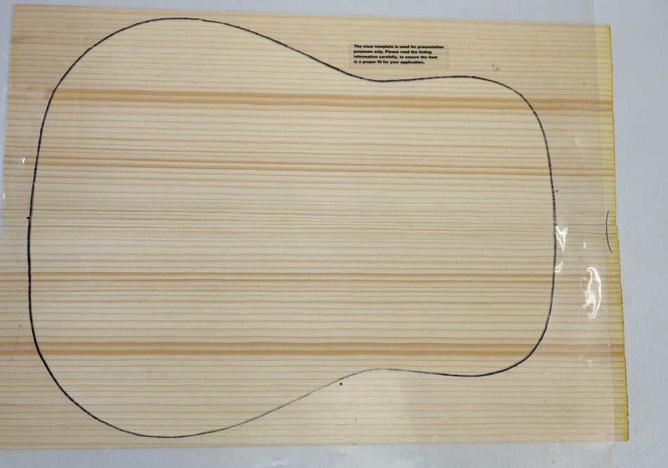 Red Spruce Dreadnought Guitar Set, 0.18" thick (Professional)  - Stock# 6-5971
