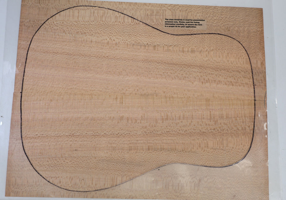 Back & Side set Southern Silky Oak, Dreadnought (+HIGH FIGURE) - Stock# 6-5989