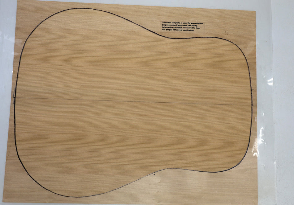 Red Cedar Dreadnought Guitar Set, 0.16" thick (Standard 3★) - Stock# 6-6005