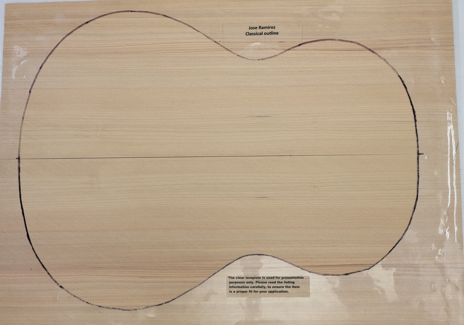 Hemlock OM / Classical Guitar Set, 0.185" thick (Factory) - Stock# 6-6045