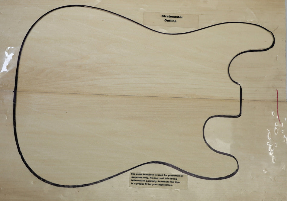 Basswood body blank, unglued 2pc, 1.82" thick (HIGH GRADE) - Stock# 6-6092