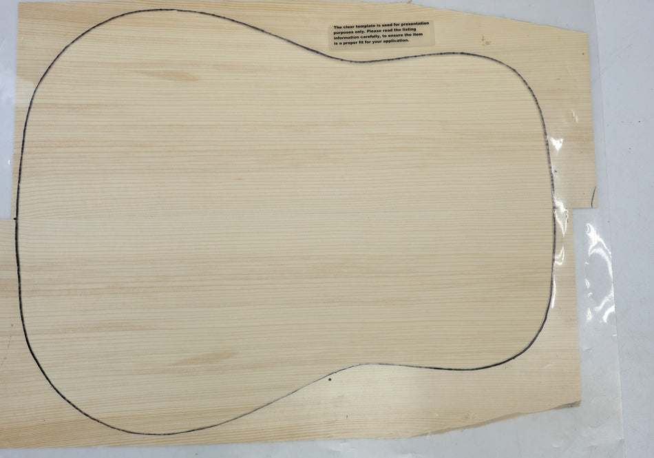 Red Spruce Dreadnought Guitar Set, 0.175" thick (Standard 3★) - Stock# 6-6094