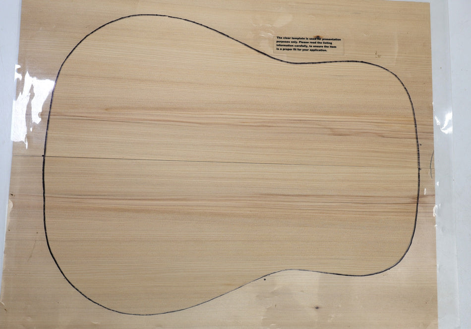 Hemlock Dreadnought Guitar Set, 0.16" thick (Factory) - Stock# 6-6119
