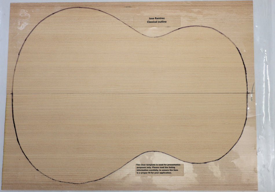 Sitka Spruce Classical Guitar Set, 0.16" thick (Standard 3★) - Stock# 6-6138