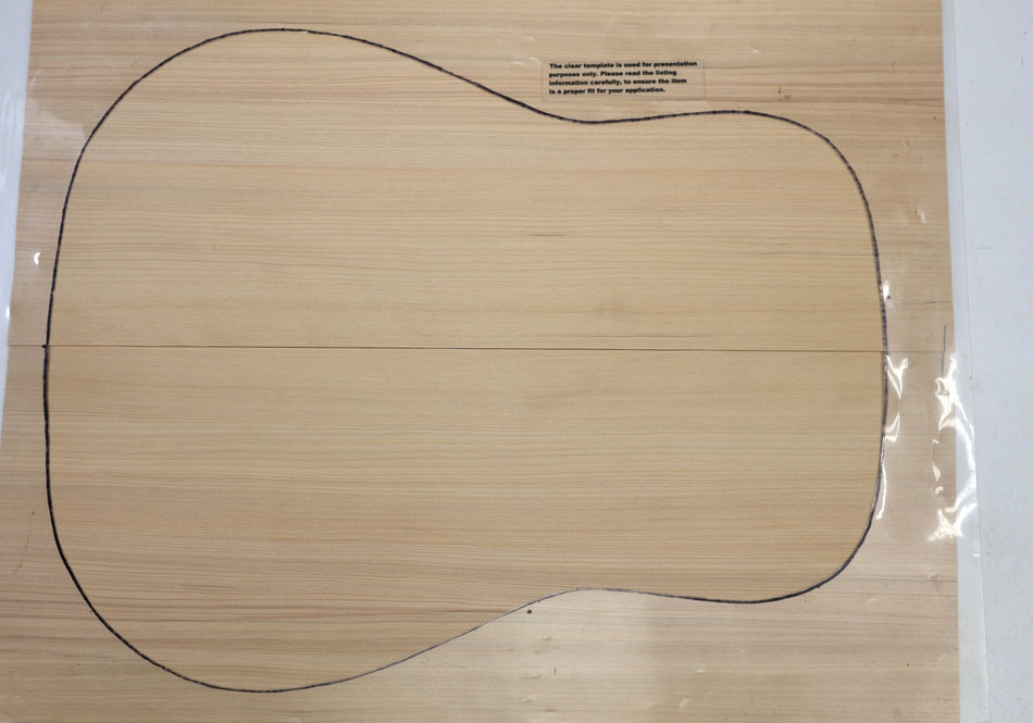 Hemlock Dreadnought Guitar Set, 0.18" thick (+Factory) - Stock# 6-6177