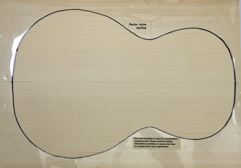 Red Spruce Parlor Guitar Set, 0.18" thick (+STANDARD +3★) - Stock# 6-6213