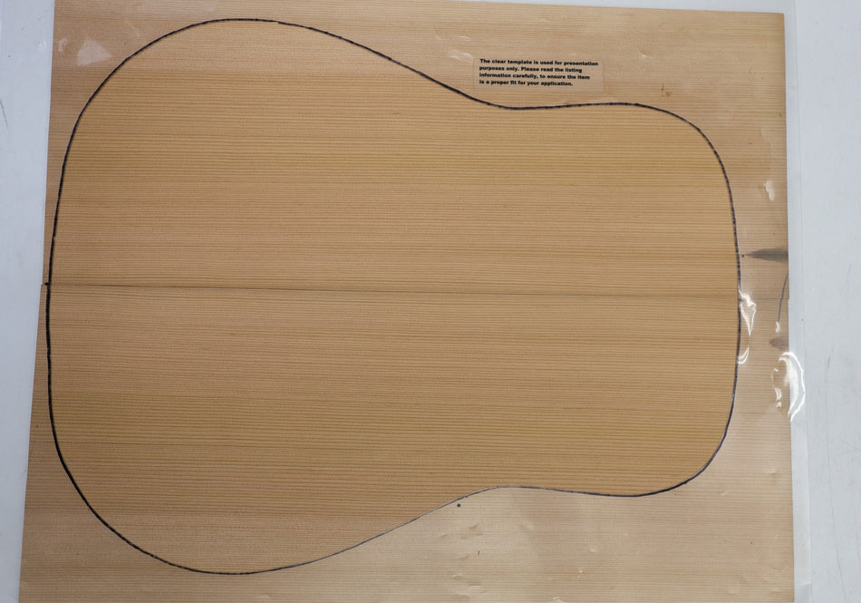 Red Cedar Dreadnought Guitar Set, 0.18" thick (Standard 3★) - Stock# 6-6226