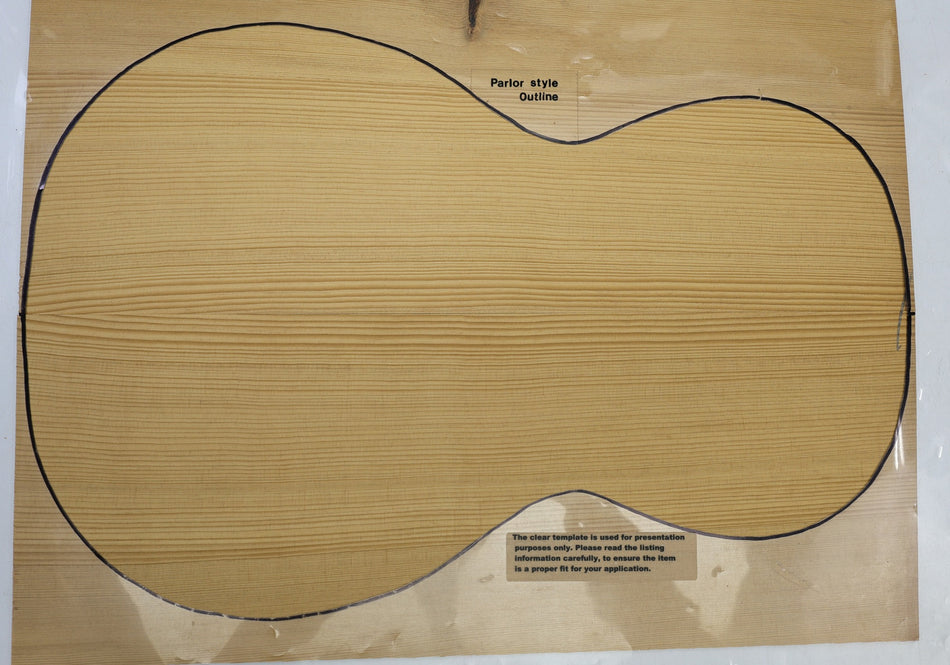 Torrefied Red Spruce Parlor Set, 0.165" thick (+Factory +2★) - Stock# 6-6229