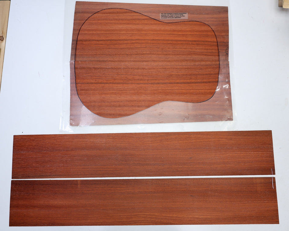 Padauk Dreadnought back & side set - Stock# 6-6249