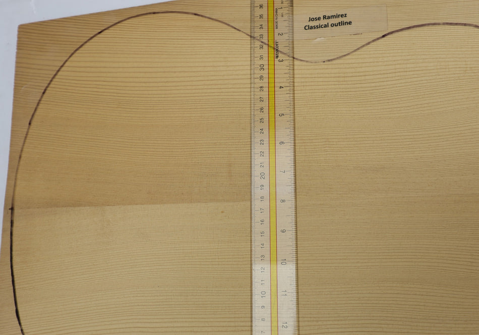 Torrefied Red Spruce Classical Guitar Set, 0.16" thick (Standard 3★) - Stock# 6-6257