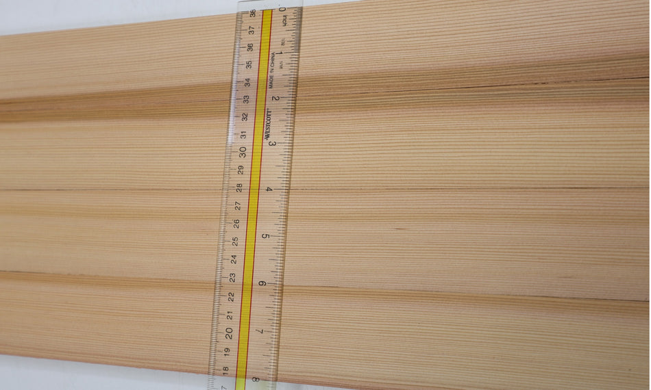 Red Cedar Bracewood, 4 blocks 0.8" x 2" x 17.75" - Stock# 6-6265