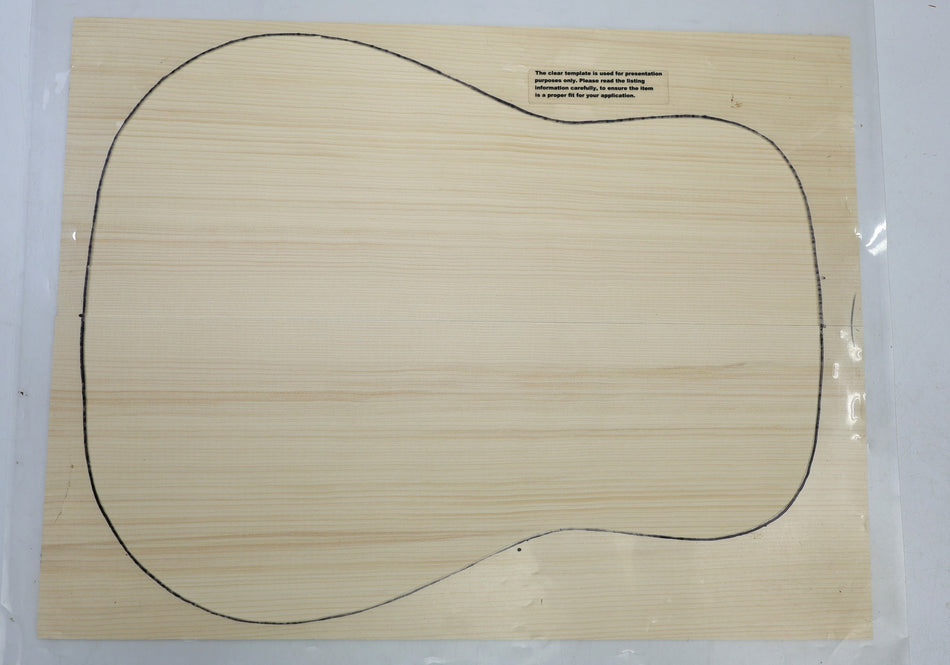 Red Spruce Dreadnought Guitar Set, 0.18" thick (Standard 3★) - Stock# 6-6330