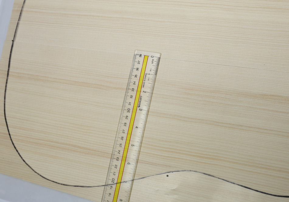 Red Spruce Dreadnought Guitar Set, 0.18" thick (Standard 3★) - Stock# 6-6330