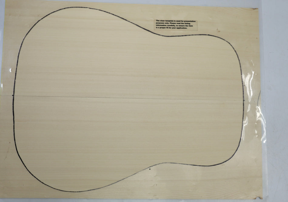 Engelmann Spruce Dreadnought Guitar Set, 0.19" thick (Standard 3★) - Stock# 6-6333