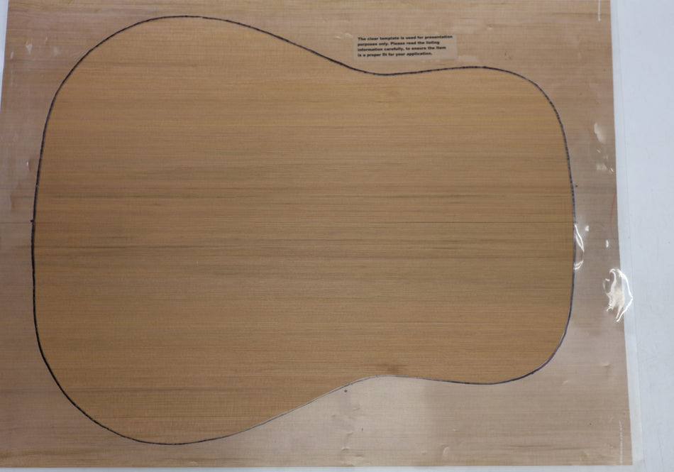 Red Cedar Dreadnought Guitar Set, 0.18" thick (Standard 3★) - Stock# 6-6371