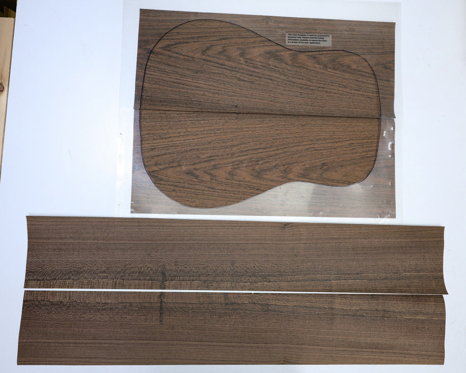 Back & Side Veneer set Bocote (0.5mm), Dreadnought - Stock# 6-6375