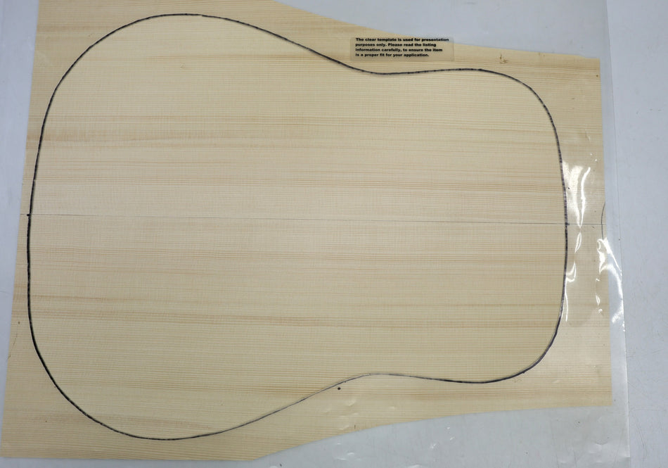 Red Spruce Dreadnought Guitar Set, 0.18" thick (Standard 3★) - Stock# 6-6389