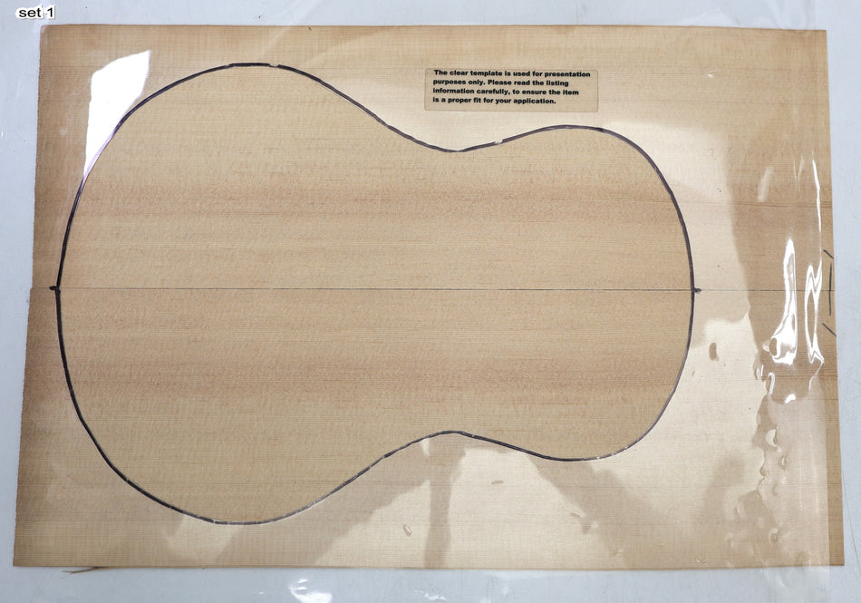 Sitka Spruce Ukulele, 2 Sets 0.14" thick (HIGH GRADE) - Stock# 6-6414